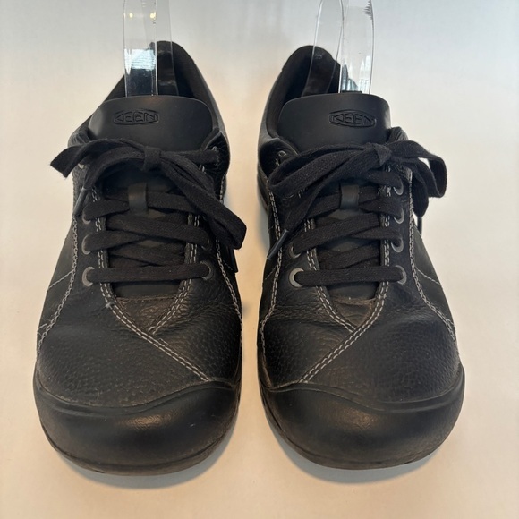 Keen womens black leather lace up casual Gorp GORPCORE Presidio Sneaker size 9.5 - Picture 3 of 10